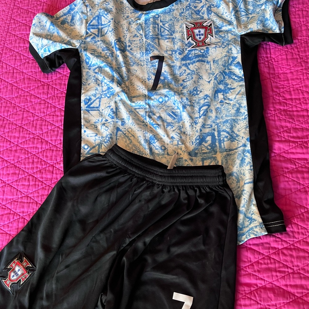 Portugal Soccer Jersey and Shorts Set
